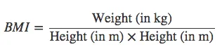 BMI calculation